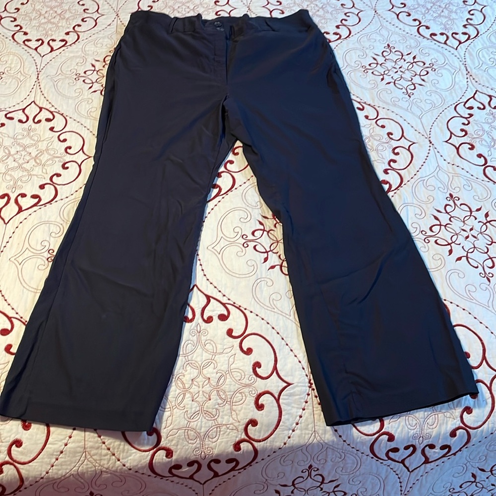 Lane Bryant plus size 24 trousers navy